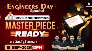 SSC JE Civil Engineering | Master Piece Ready : Engineers Day Special | SSC JE Civil Book