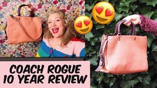 Coach Rogue bag 10 year REVIEW + 15% discount code!