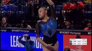 Leanne Wong dominates all around competition with a 39.825 at Florida vs Auburn meet!!