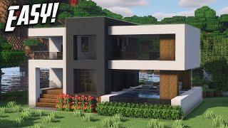 Minecraft: How To Build A Modern House Tutorial (#50)