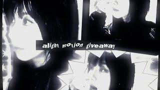 alight motion giveaway (cc,shake,transition)