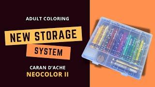 NEW STORAGE SYSTEM for the Caran D’Ache NEOCOLOR II - Adult coloring