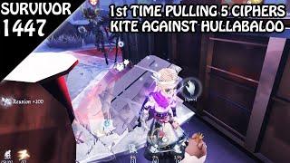 5 Ciphers kite against Hullabaloo for the first time - Survivor Rank #1447 (Identity v)