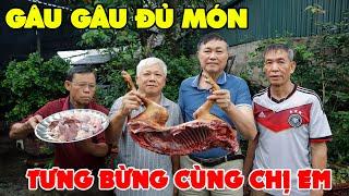 GÂU GÂU ĐỦ MÓN  2 MÂM CẦY TƠ NGÀY MƯA • Tưng Bừng Cùng Chị Em