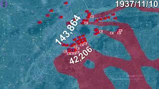 Battle of Nanking in 1 minute Using Google Earth