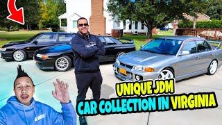 Unique JDM Car Collection in Virginia! JamStig Repping the RHD Culture!