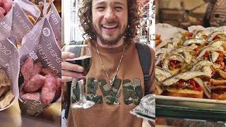 Probando comida de mercado MUY BARATA en España!