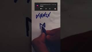 Manik name create to brand ||  name making to brand logo || #viral #trending #shorts #logo