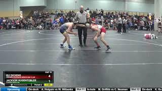 High School (11th - 12th Grade) 152 Eli Dickens Maurer Coughlin Wrestling Club Vs Jackson Hugentob