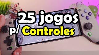 25 MELHORES JOGOS CONTROLES 2024 - CELULAR ANDROID IOS