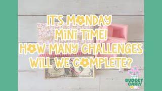 It's Monday Mini Time!  Saving $60 with Mini Savings Challenges #cashstuffing