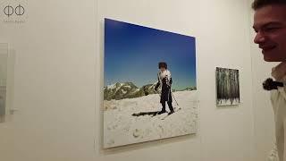 artist Benyamin Reich at photo basel 2022