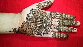 Unique Beautiful Easy Front Hand Henna Mehndi Design/Simple Mehndi Design/Easy Mehndi Ka Design