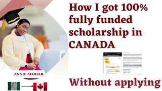 how to get full scholarship in canada for international students | study in canada for free