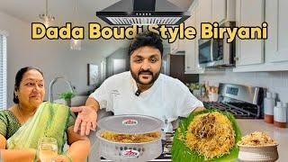 Kolkata aate hi Biryani ki Craving || Apne Kitchen me banaya Dada Boudi Style Chicken Biryani 