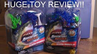 Adventure Force JUMBO OCEAN ANIMAL TOY BUCKET REVIEW!!