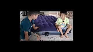 Usman using his portable bed |jehAar vlogs| jehangir Bukhari| fun with kids|