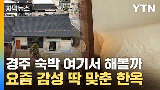 [자막뉴스] 빈집의 '대변신'...경주 여행객 사로잡는 '마을 호텔' / YTN