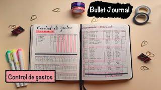 BULLET JOURNAL | CONTROL DE GASTOS Y AHORRO 