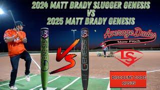 2024 vs 2025 Slugger Slowpitch Matt Brady Genesis | USSSA Slowpitch Bat Review