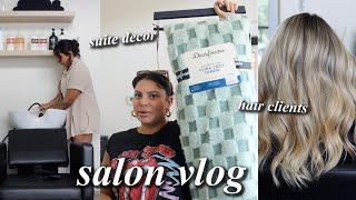 Behind the scenes of a hairstylist & salon suite owner // Week in my life vlog