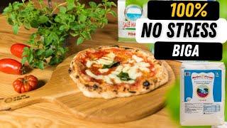 100% Biga "no stress" Pizzateig Rezept