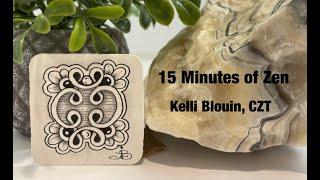 15 Minutes of Zen! Beginner Zentangle method!