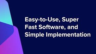 The Impossible Dream: Easy-to-Use, Super Fast Software, and Simple Implementation