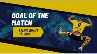 Haaland IMPRESSIVE volley against Schalke #shorts #haaland #football #bundesliga