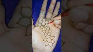 cute easy trick Mehendi Designs| latest Arabic mehendi designs #2024 #heena  #tattoo #arbic #mehandi