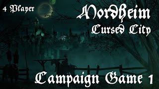 Posessed vs Eshin vs Bretonnians vs Undead - Mordheim Battle Report - THE Cursed City Campaign