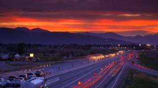 Car Sunset Time lapse