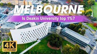 Is Deakin University top 1%? Drive-through Burwood Campus, Melbourne | Study in Australia | 4K