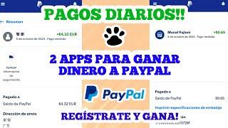 2 APPS!!  + $4.94 y $1 Pruebas de Pago | GANA DINERO a PAYPAL y BINANCE 