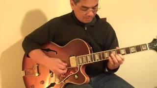 Corcovado - jazz guitar improvisation etude