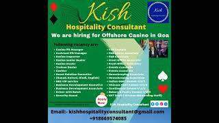 Jobs In Casino #jobs #casino #hiring #hiringnow #kish #KishHospitalityConsultant #Panjim #goa