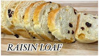 SOFT & FLUFFY RAISIN LOAF by lanie tapire #raisins #loaf