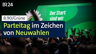 Habeck stimmt Grüne auf Wahlkampf ein | BR24