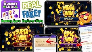 Rummy Guru New Update Today | Explorer Slot Best Winning Tricks | Rummy Guru Fast Withdrawal Success