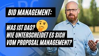 Bid Management: Was ist das und wie unterscheidet es sich vom Proposal Management?