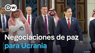 Estados Unidos y Ucrania negocian salidas al conflicto con Rusia