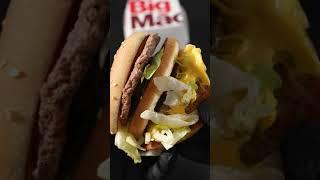 McDonald's Big Mac burger (Asmr food)