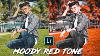 Red moody tone Lightroom|Lightroom Red effect|Lightroom Red color Retouching|Lightroom Tutorial