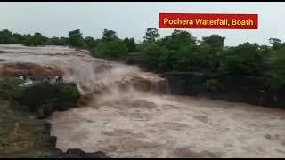 pochera waterfall, boath, telangana, July 2021