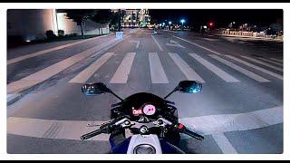 Midnight Run | The Pure Sound Of Yamaha YZF R125 | Akrapovic | No DB-Killer | 2.7K