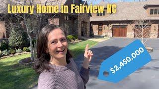 This luxury home in Fairview NC has it all - pool, 3 car garage and a movie theater!