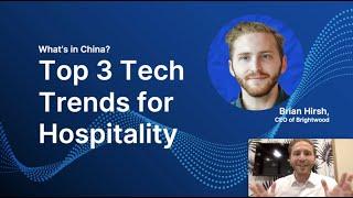 Top 3 Tech Trends for Hospitality