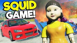 We Played Squid Games Red Light, Green Light in BeamNG Drive Mods?!