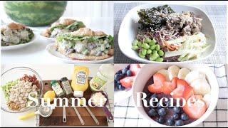 Easy Summer Recipes | Simple Menu Ideas for a Refreshing Meal