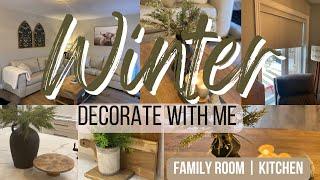 Cozy Winter Decorate With Me | After Christmas Decorating Ideas | Winter Decorating